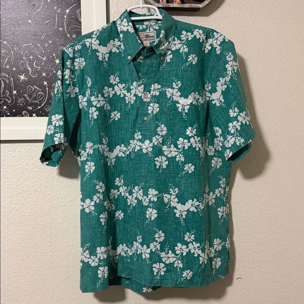 Reyn Spooner 50th State Flower/Spooner Kloth Pullover M